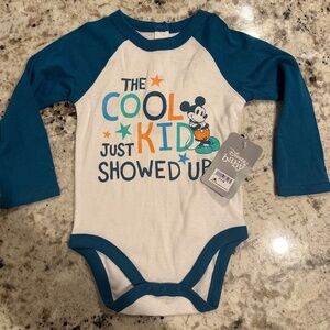 *BRAND NEW/TAGS ON* Disney Baby 18-24 Months "Cool Kid Just Showed Up" Onesie